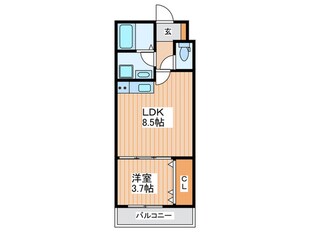 Dias諸口の物件間取画像